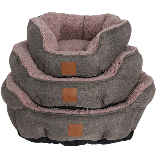 Boony Est 1941 zachte teddymand highland mauve-roze - 3 maten