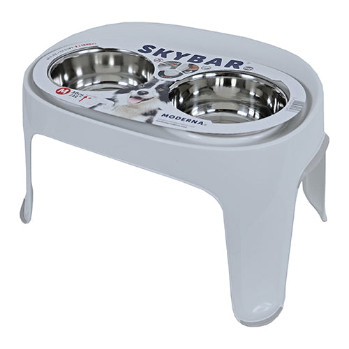 Moderna dubbele voerstandaard kunststof Skybar - S - M - L