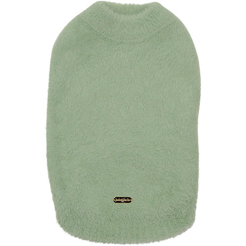 Jack and Vanilla Dogwalk Sweater Plush Milano - Zachte Warme Hondentrui - Kleur: Groen - Verkrijgbaar in 6 maten