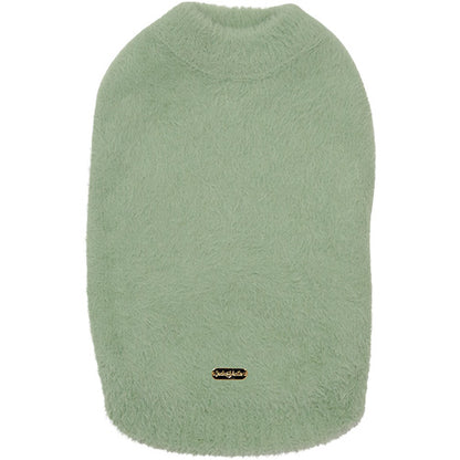 Jack and Vanilla Dogwalk Sweater Plush Milano - Zachte Warme Hondentrui - Kleur: Groen - Verkrijgbaar in 6 maten