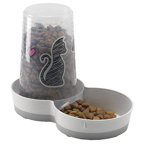 Moderna drink/voersilo Cats in Love  - Inhoud 1,5 liter