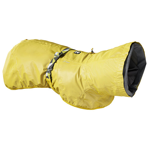 Hurtta - Mudventure Coat - 4 seizoenen regenjas - geel - grijs - bordeaux