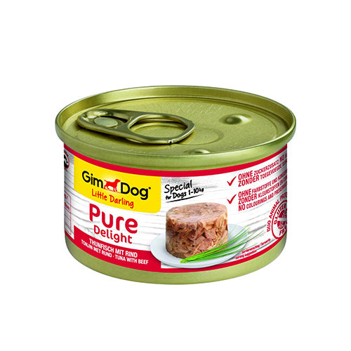 GimDog Little Darling pure delight tonijn&amp;rund 85gr