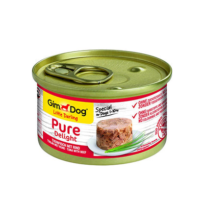 GimDog Little Darling pure delight tonijn&amp;rund 85gr