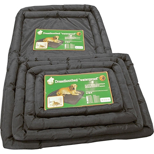 Boony waterproof benchkussen zwart - 6 maten