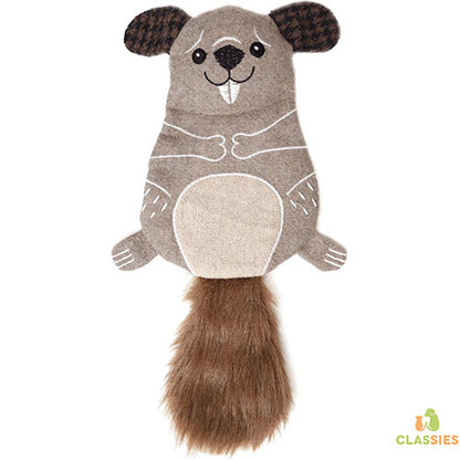 Jack and Vanilla Forest fluff knuffel - Chincilla - Bever - Coyote 35 cm