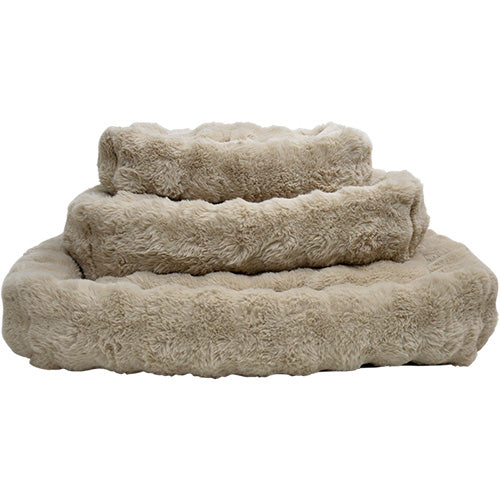 Jack and Vanilla HUSH Sofa Hondenmand &amp; Kattenmand Beige – Zacht en Warm - Verkrijgbaar in 3 maten