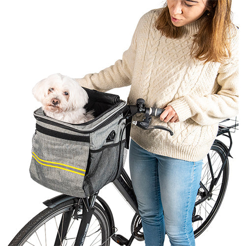 Animal Boulevard Travel Fietsmand & Draagtas Voor Stuur - 25x30x30 cm Classies