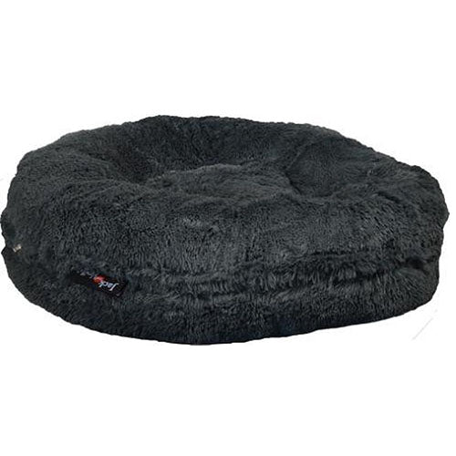 Jack and Vanilla Puff long plush grijs superdikke donut kussen