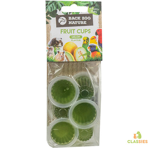 Fruitcups in verschillende smaken voor vogels per 6 stuks