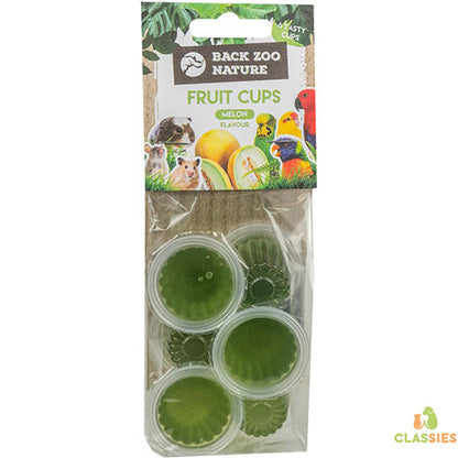 Fruitcups in verschillende smaken voor vogels per 6 stuks