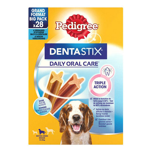 Pedigree dentastix medium multipack 28-pack 720gr