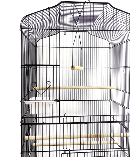 Peep vogelkooi op voet 46 x 36 x 154 cm