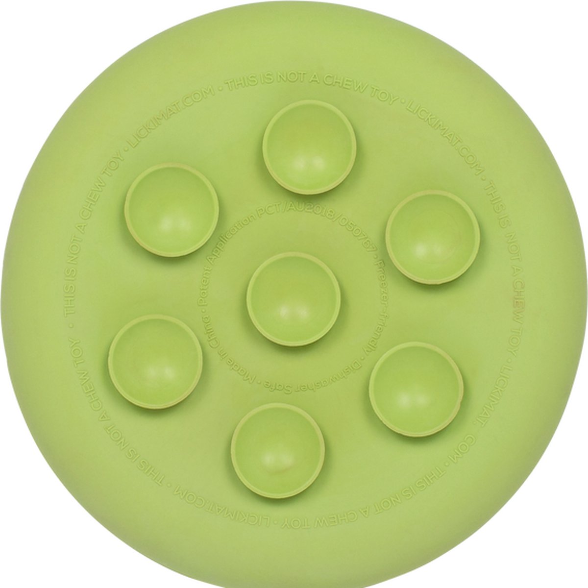 LickiMat UFO - Likmat / Anti-schrok / Slowfeeder - Groen - 20 cm